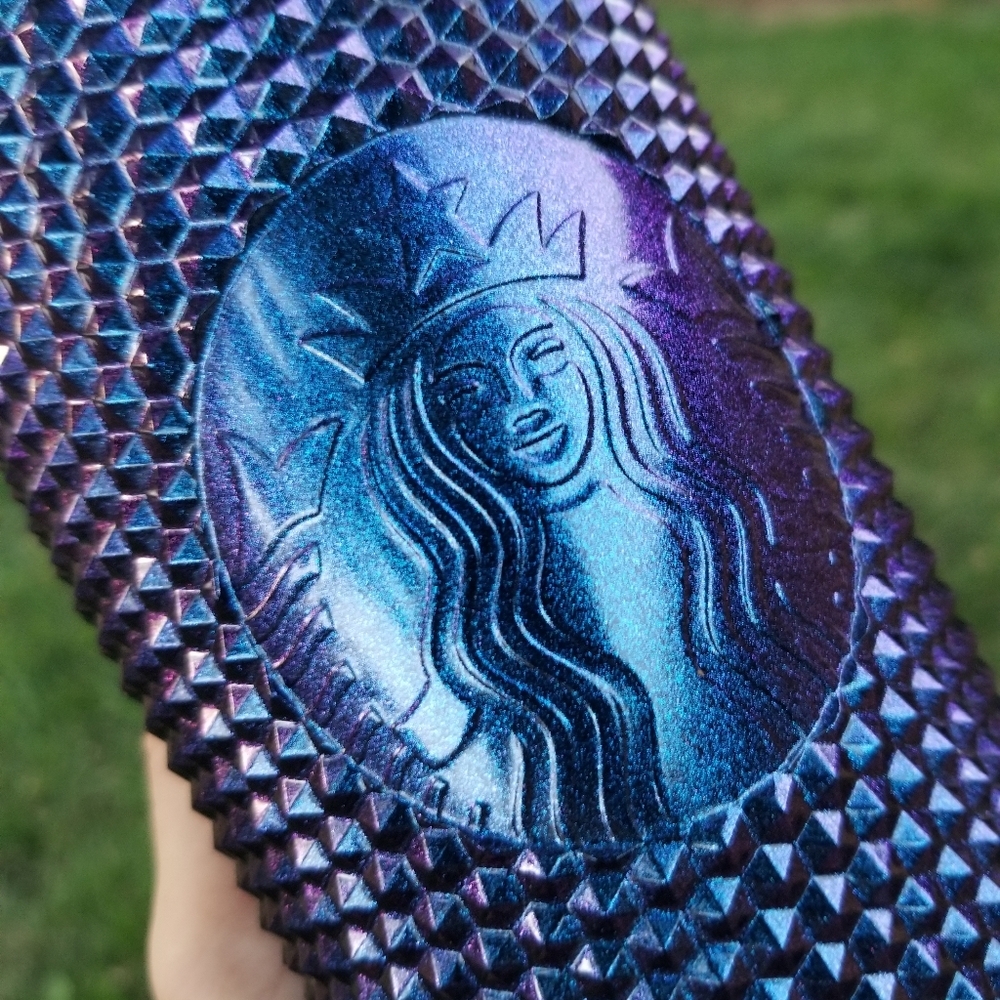 🆕️Starbucks, Custom, Duochrome Studded Tumbler - Picture 4 of 14